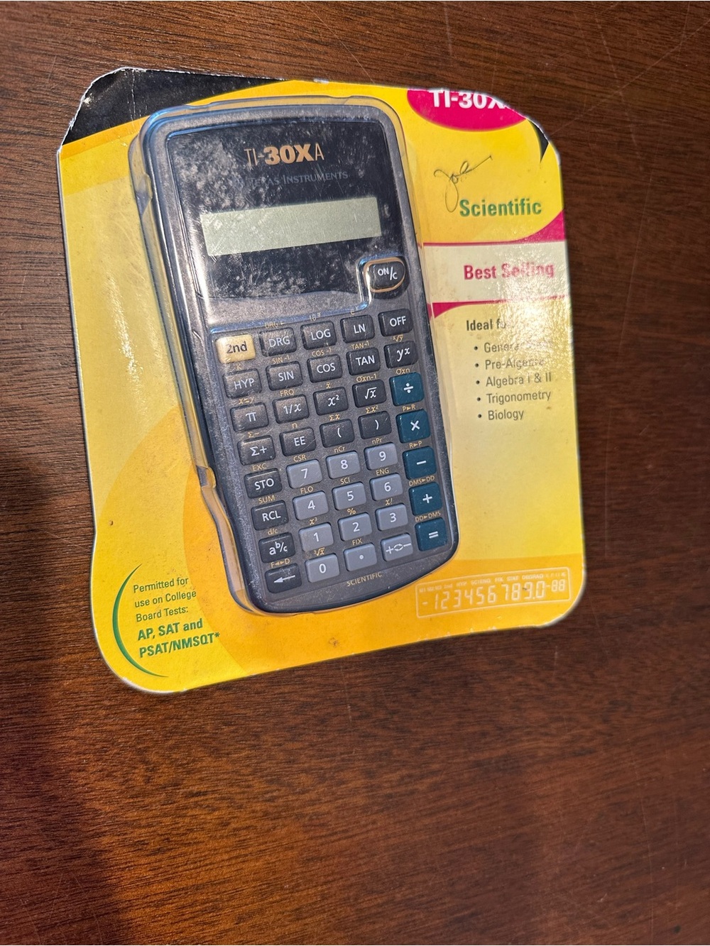 TI-30XA Calculator - Black